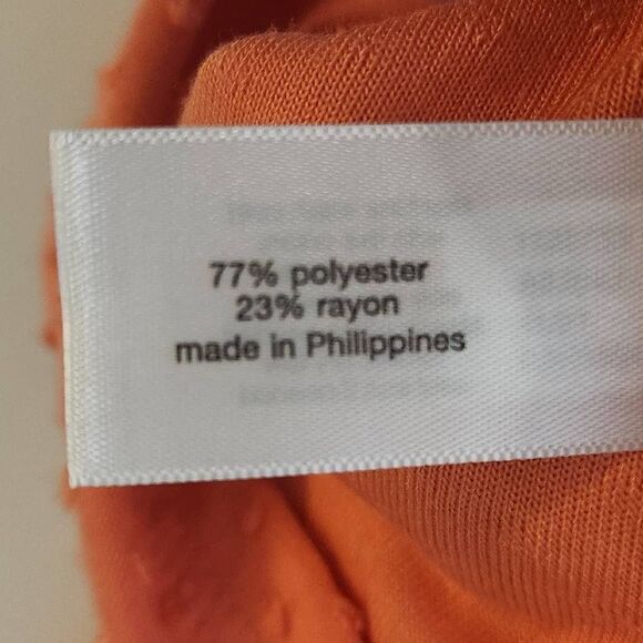 Lane Bryant Peach Convertible Swiss Dot Blouse 22/24 NWT (4784) - Picture 8 of 10